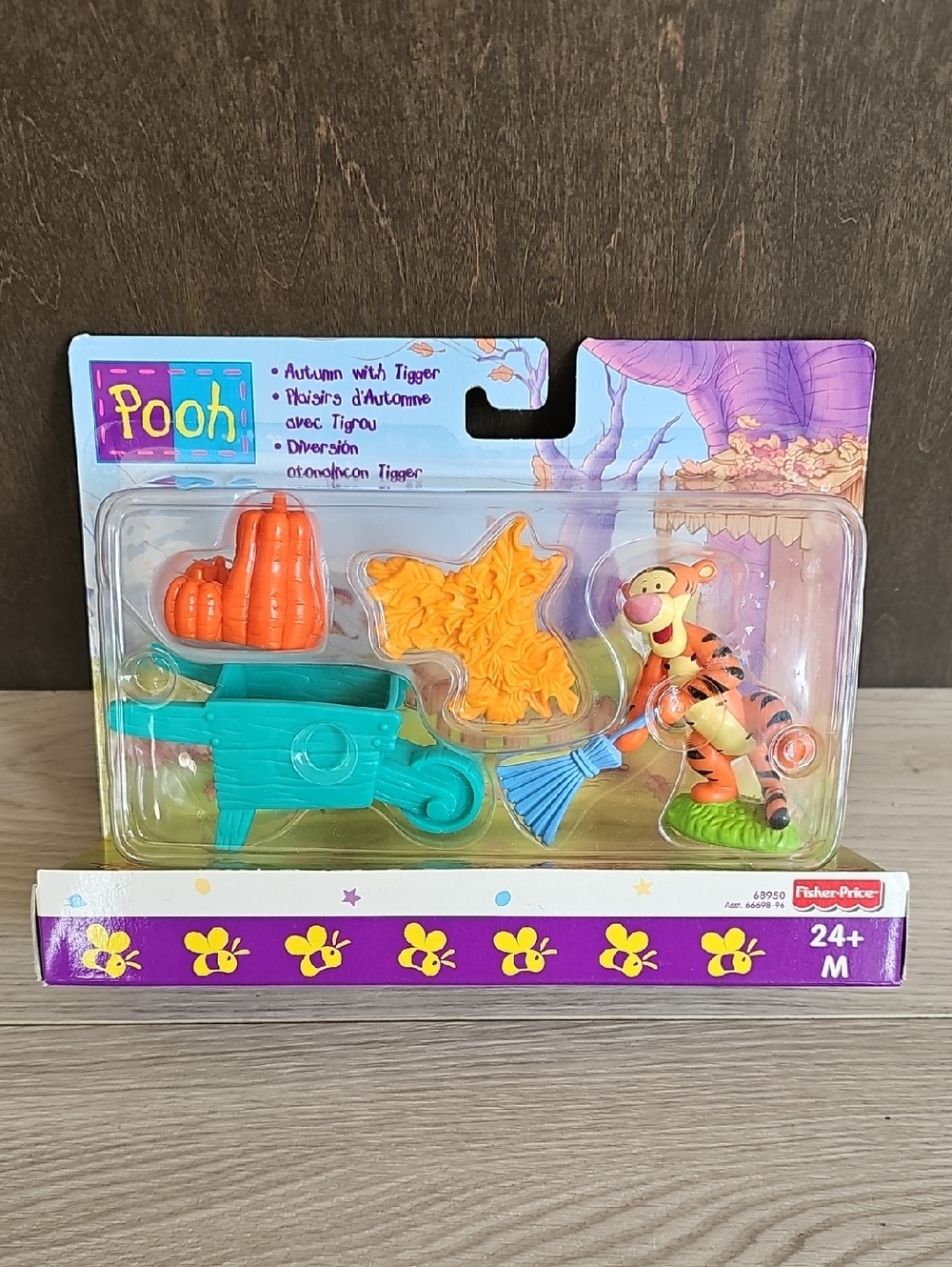 New Vintage Fisher Price Disney Winnie The Pooh Autumn With Tigger Set